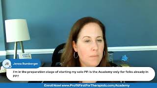 Profit First for Therapists: LIVE TRAINING with Julie Herres