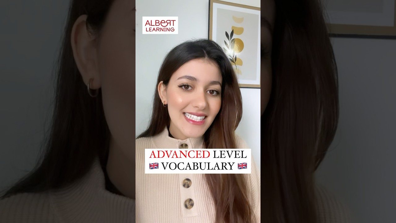 Advanced Vocabulary in English #shorts #english #learnenglish