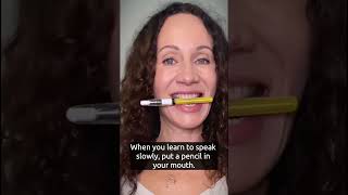 Home Speech Therapy with This Simple Pencil Trick | Vocal Image