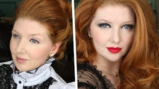 HISTORICALLY ACCURATE Makeup Tutorial | Victorian Woman vs Victorian Prostitute