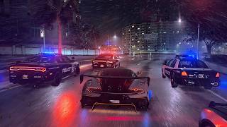 POLICE CHASE ON ASTON MARTIN VULCAN | NFS HEAT | 4K 60FPS