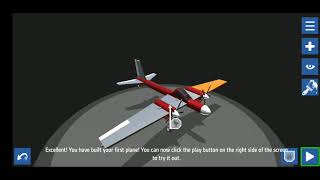 Let's Build my First Aero Plane in SimplePlanes Educational Game aNdroid / iOS Gameplay