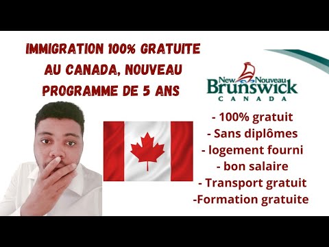 Ready go to ... https://youtu.be/8BbYS53pC3Q [ Nouveau programme dâimmigration gratuit au Canada sans diplÃ´me - Le nouveau brunswick]