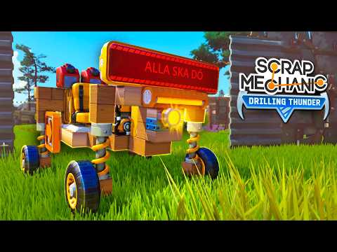 Bygger våran BAS i Scrap Mechanic Survival feat. Toffe!