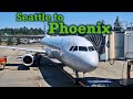 Full Flight: American Airlines A321 Seattle to Phoenix (SEA-PHX)