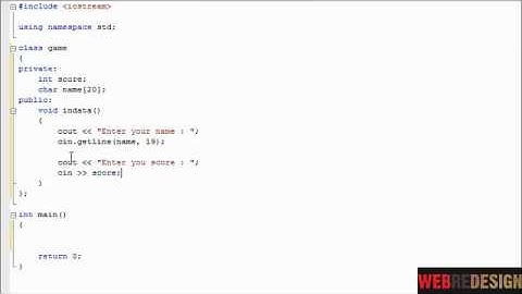 Visual C++ Tutorial - Class