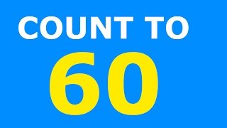 Counting to 60 Sixty - Learn Numbers Count Exercise - Tellen Tot 60 Engels - Toddlers Children