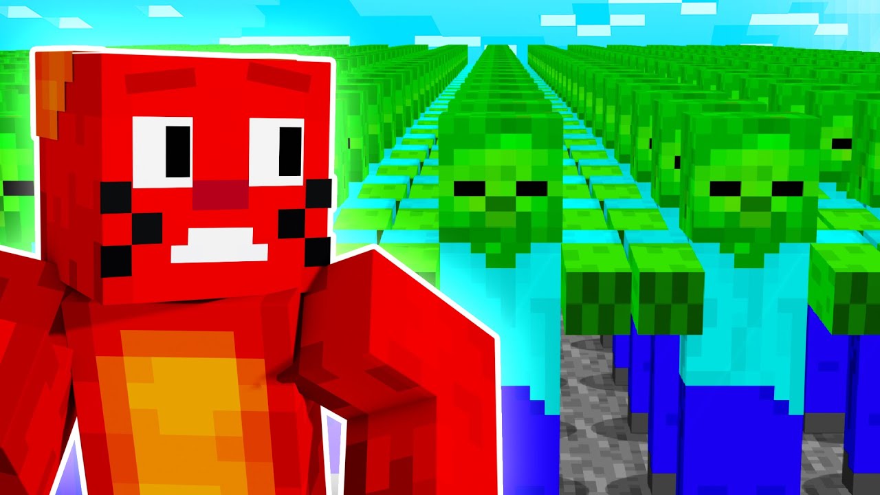 1 Player vs 554,294 Zombies!