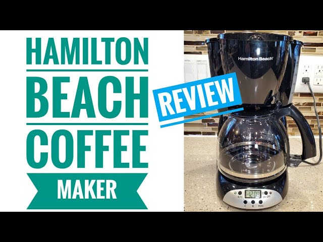 Hamilton Beach Drip Coffee Maker A108 12 cup. AD
