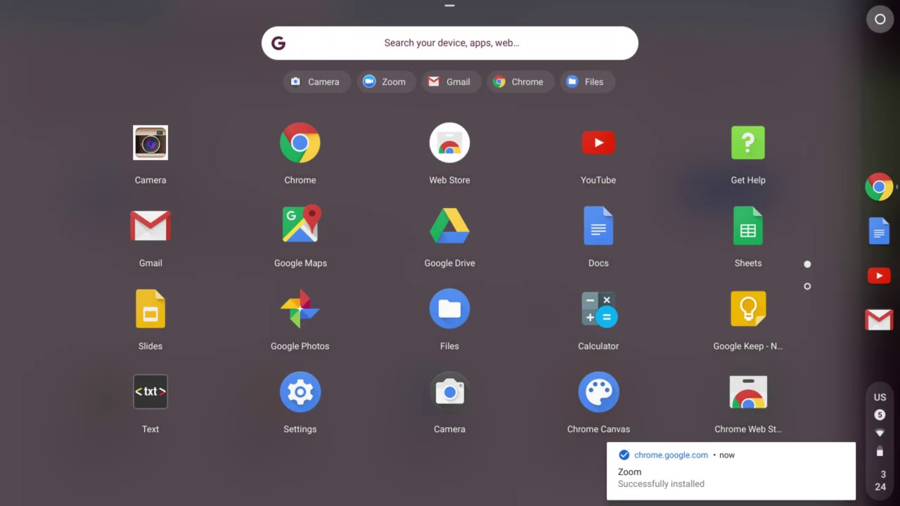 zoom app download for chromebook