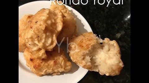 Rondo royal /Fried fermented cassava / Tape goreng tepung, jajanan di Indonesia