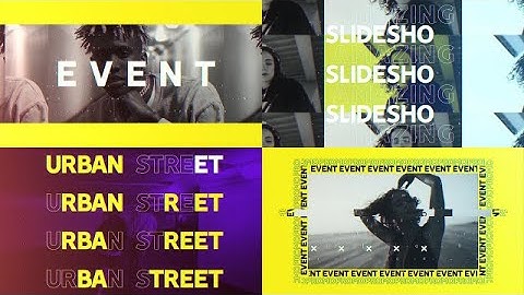 Fast Slideshow Premiere Pro Templates