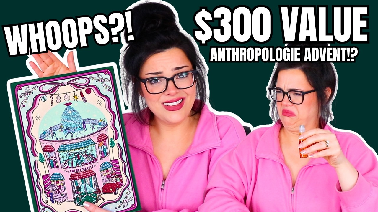 $300 VALUE & NO MAKEUP?! | Anthropologie Advent Calendar (Advent #15)