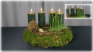 Adventkranz schnelle Variante | Naturlook