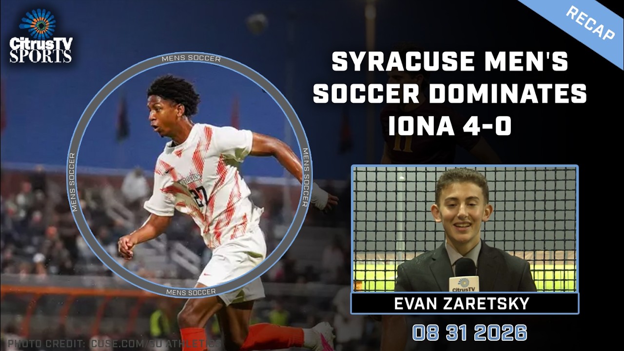 Syracuse men's soccer dominates Iona 4-0
