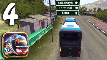Bus Simulator Indonesia - Gameplay Walkthrough Part 4 - Heavy Traffic (Android, iOS)
