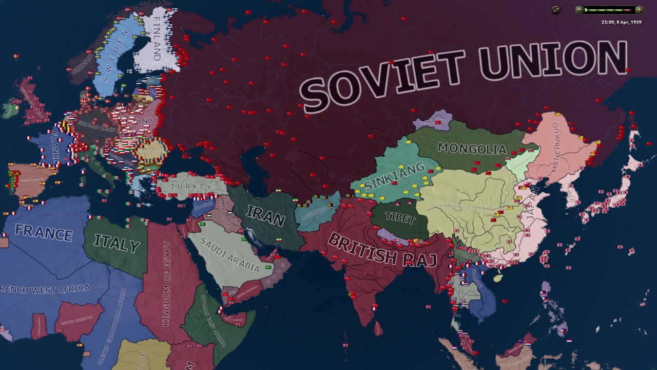 By Blood Alone Timelapse HOI4 Timelapse YouTube