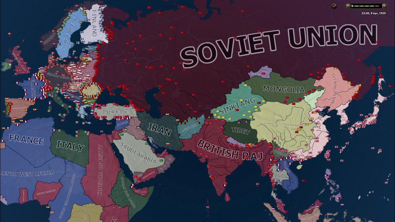 By Blood Alone Timelapse HOI4 Timelapse YouTube