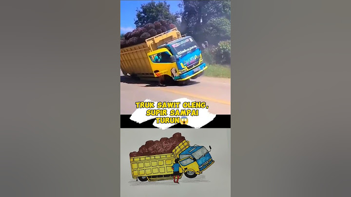 PALM OIL TRUCK SWALLOWS, THE DRIVER GETS OUT #subscribe #trending #viral #truck #art #truckswinging
