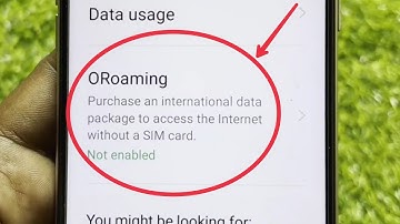 ORoaming in oppo mobile
