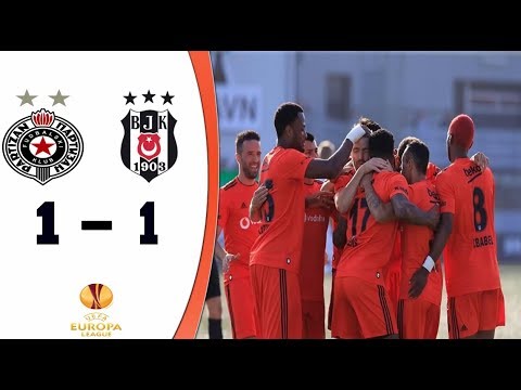 Partizan 1-1 Besiktaş Avrupa Ligi maç özeti