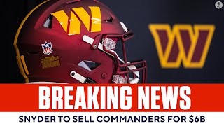 Dan Snyder to sell Washington Commanders for $6 billion | CBS Sports