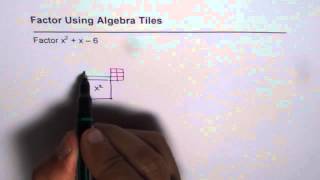 Factor Trinomial Using Algebra Tiles