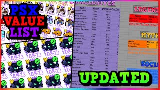 The Best Pet Sim 99 Value Chart Updated