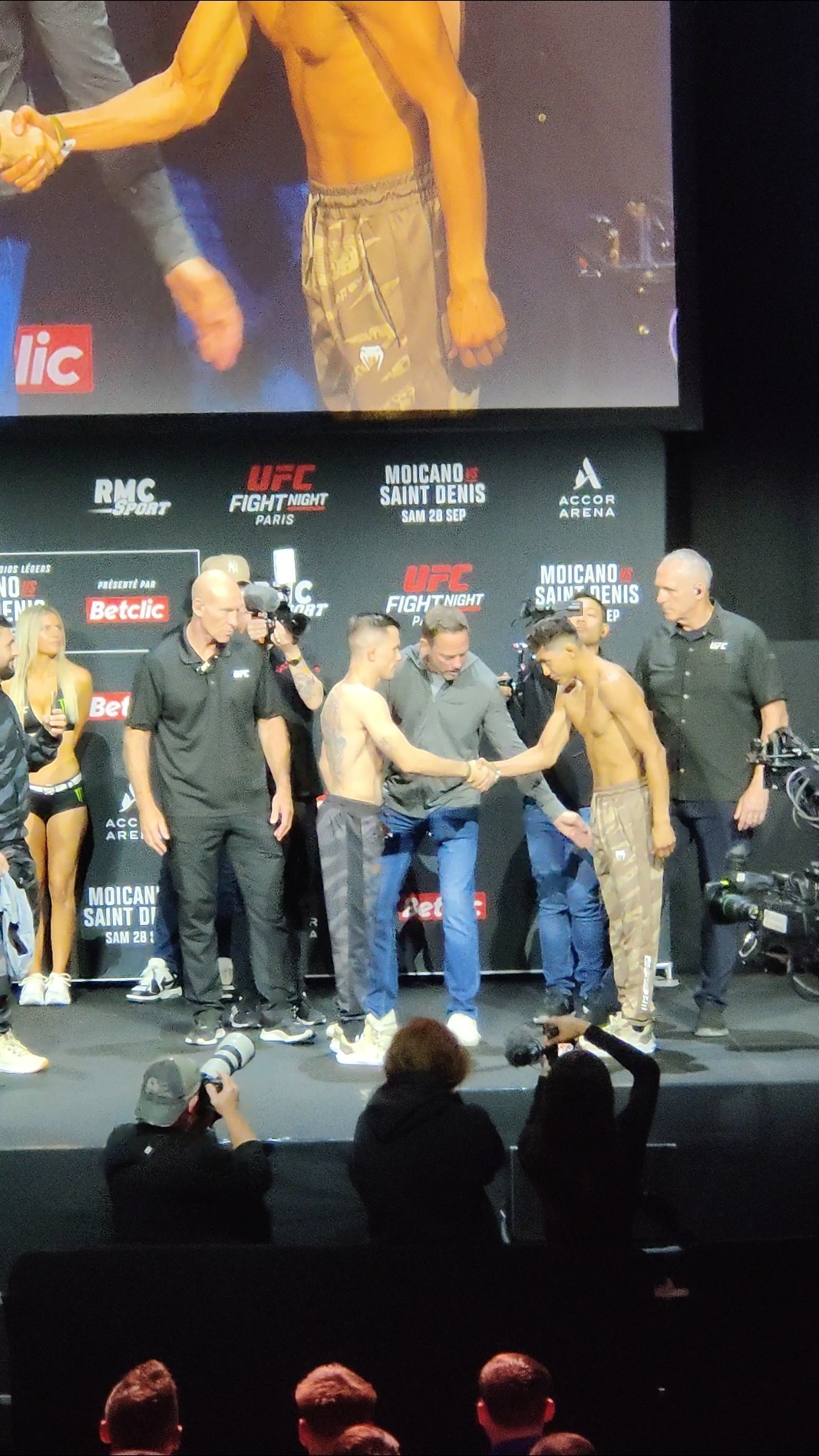 Face to face Dani Bárez vs Víctor Altamirano #ufcparis #ufc