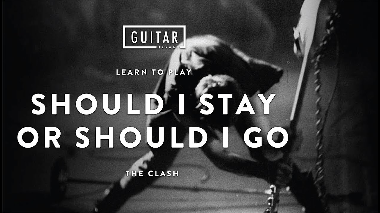 The Clash Should I Stay or Should I Go - Guitar Lesson + Guitar