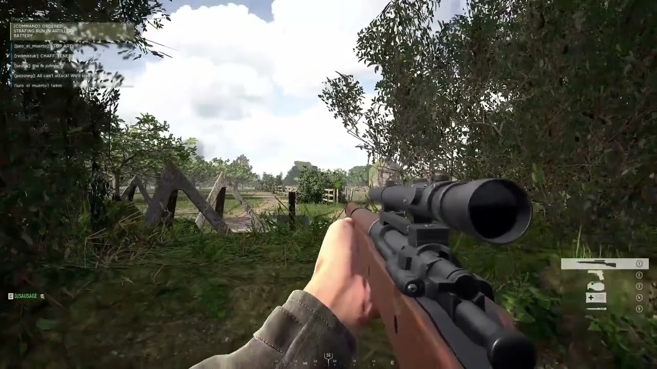 Sniper vs Tank Crew - Hell Let Loose