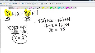 Big Ideas Algebra 1 5 Solving Equations With Variables on Both Sides