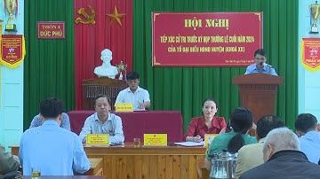 Đại biểu HĐND huyện tiếp xúc cử tri xã Đức Hoá, Phong Hoá trước kỳ họp thường lệ cuối năm 2024