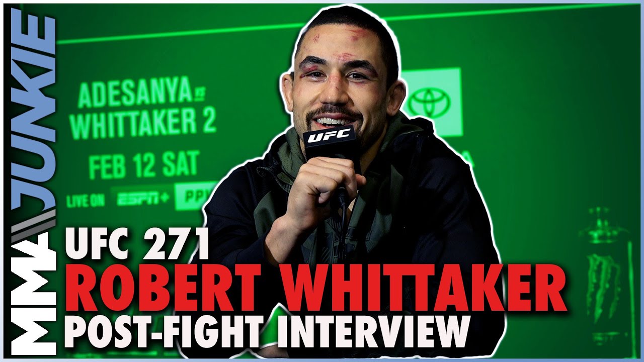 Robert Whittaker Trilogy bout with Israel Adesanya is inevitable UFC 271