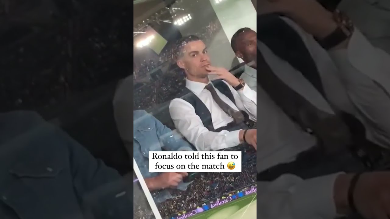 Cristiano Ronaldo tells cameraman to focus on game - AS USA