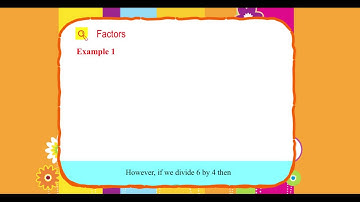 Explore Math Class 4, Unit 05, 06 Factors