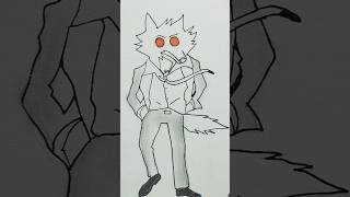 Drawing Mr.wolf from bad guys#art#drawing#badguys