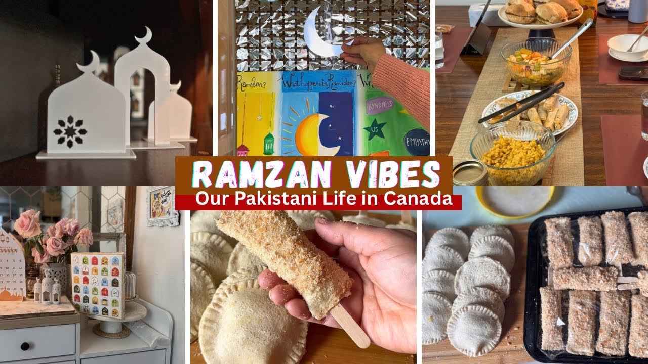 Rain,Ramadan & Bread Rolls😊|Positive Vibes |Slow Living Canada | Cooked by Sabeen