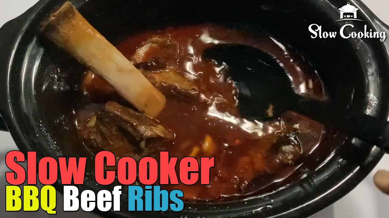 Spicy Slow Cooker BBQ Beef Ribs YouTube
