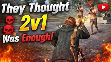 PvP 2 vs 1 😳 RUST MOBILE 