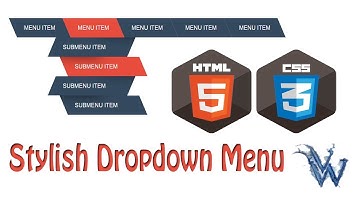 learn html and css | HTML Stylish Drop Down Menu | Drop Down Menu in html Amazing Techno Tutorials