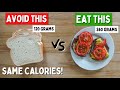 5 HEALTHY FOOD SWAPS||Eat more for less calories!