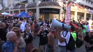 Cesar Millan Wearing LGBT Wings At Gay Pride