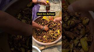Village Style Mango Pickle Recipe 😋 | Homemade Desi Achar Mini Vlog