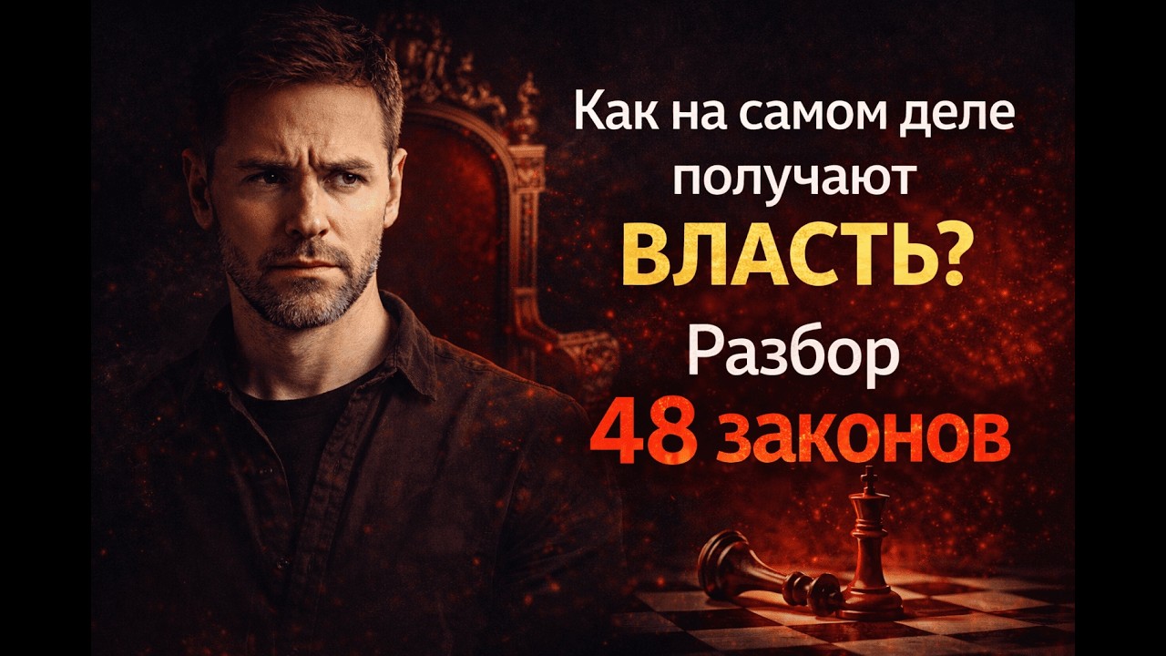 Как на самом деле получают власть? Разбор 48 законов