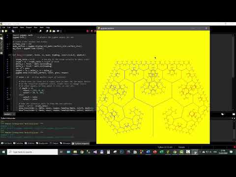 draw fractal using Python - YouTube