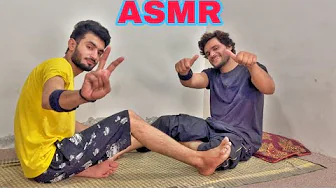 ASMR FEET TICKLE CHALLENGE