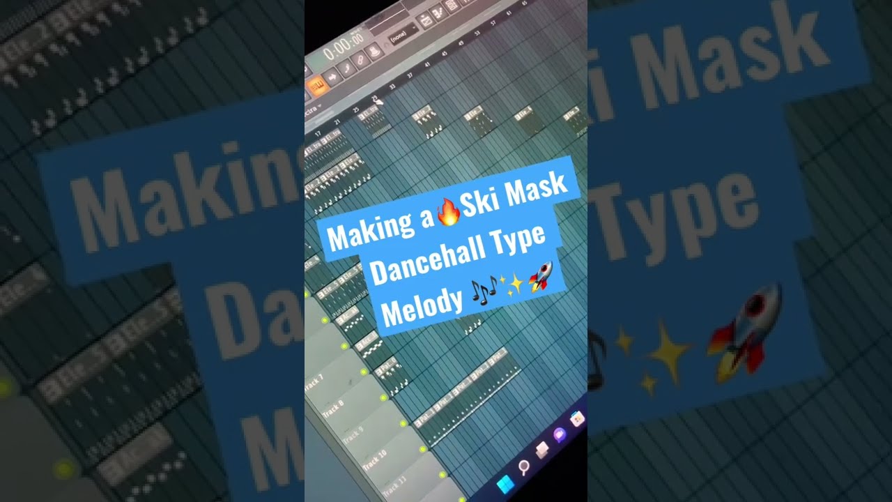 Making a🔥Ski Mask Dancehall Type Melody💫🚀 