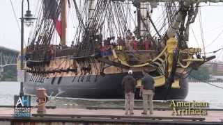 Hermione Arrives in Yorktown VA - American Artifacts Clip