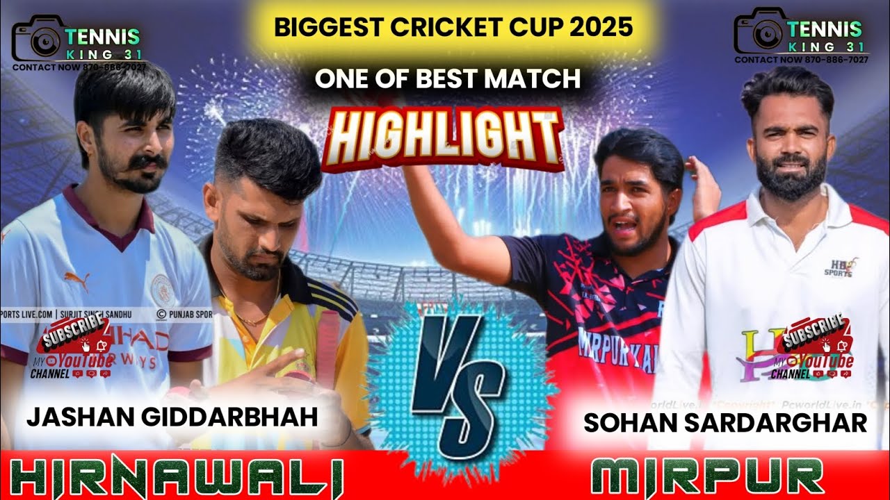 🤯 🤯 राजस्थान और पंजाब की सबसे बड़ी टीमों की टक्कर में क्रिकेट का ऐसा रोमांच देखने को मिला 